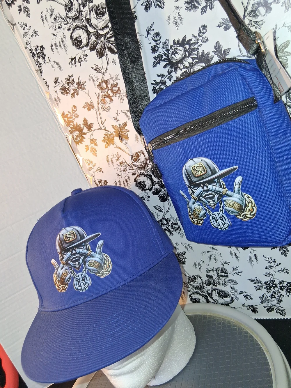 Blue Men's Crossbody Bag - Royal Blue Shoulder Bag